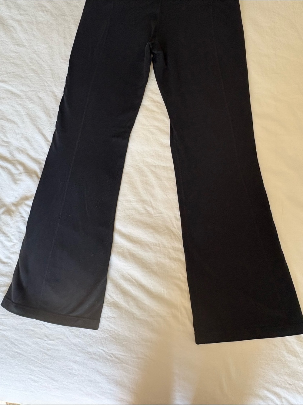 Vintage Lululemon Astro Pants Black Grey Stripe Waistband - Size 12 - Picture 6 of 10
